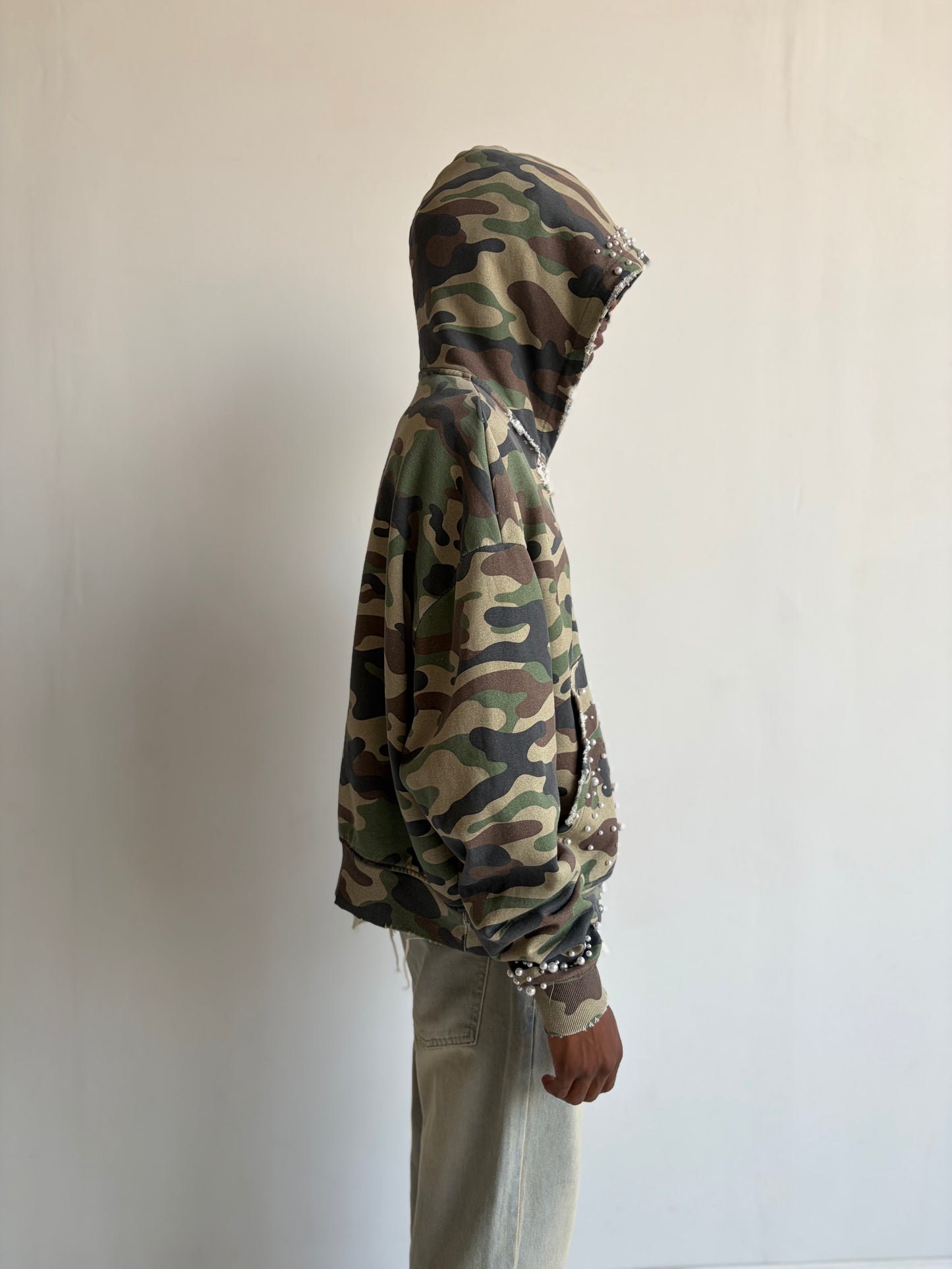 Pearled Camo Hoodie